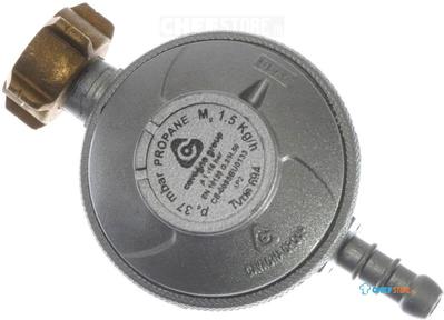 Drukregelaar 37 MBar - HENDI - Drukregelaar 37mBar BE Uni Met Pilaar En Slangklem - Xx(H)mm - HENDI 152188 1