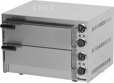 Bartscher Pizzaoven Mini 2 2 Bakruimten - 203500 1