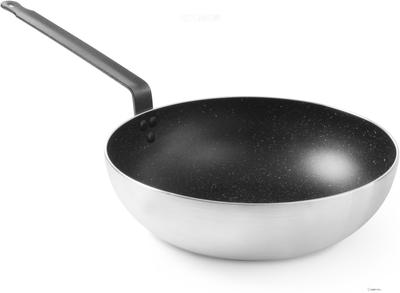 Hendi Wokpan aluminium 320x100 mm Marble anti-aanbakcoating | diameter 32cm | 627747 1