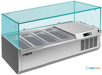SARO Opzet Koelvitrine 1/3 GN Model VRX 1200/380 1