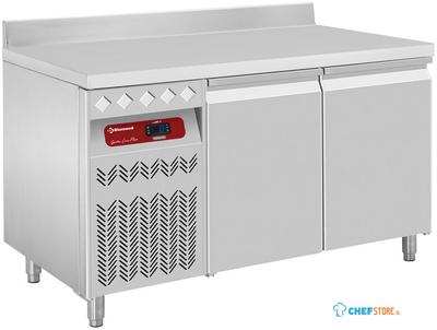 Geventileerde Koelwerkbank "muraal", 2 Deuren GN 1/1, 260 Lit. Groep Aan Linkerkant, Diamond DT131/P9AGX 1