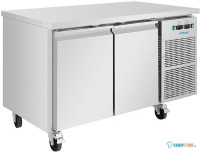 Polar UA086 U-Serie Koel-Vrieswerkbank met 2 Deuren 124L