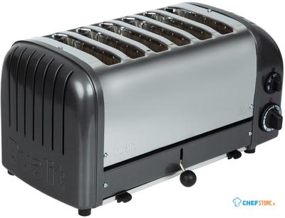 Dualit Vario broodrooster | 6 sleuven | grijs | 60156 | E269