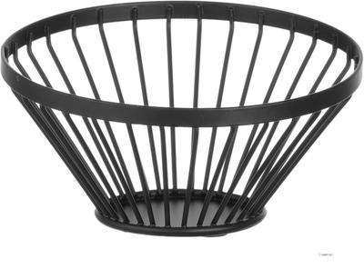 Hendi Fruitkorf schuin zwart ø15x(h)8cm | 427095 1