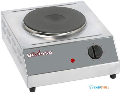 Elektrisch Warmhoudplaat, Tafelmodel, 1 Plaat Ø 230mm, Diamond WR-RTS/1E 1