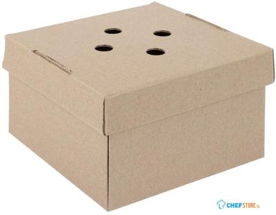 Fiesta Compostable Fiesta Composteerbare Uitklapbare Hamburgerdozen (100 Stuks) - HP942