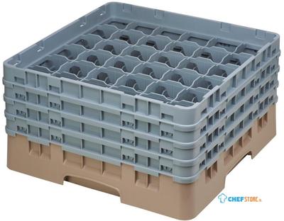 Cambro Camrack vaatwaskorf met 36 compartimenten max. glashoogte 21,5cm | DE796