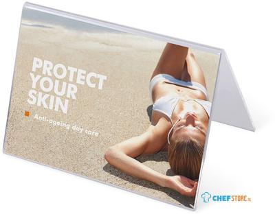 Syna A Stand Menuhouder Acryl Liggend A7 - AA7PXS