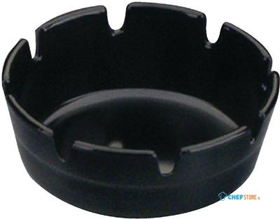 Kristallon melamine asbak zwart 10cm | P842