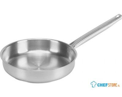 Lyonnaiserpan Ø24cm, 2,7 liter, Pujadas, RVS, 720050 1