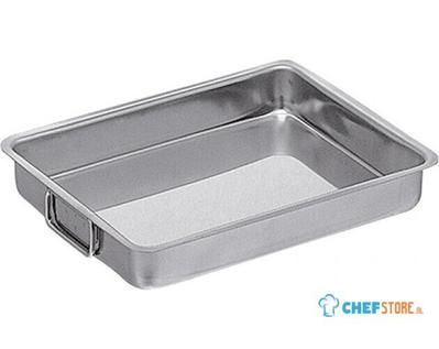 Braadslede 06,5(H)X40X30cm, 6,5 liter, Pujadas, RVS, 720161 1