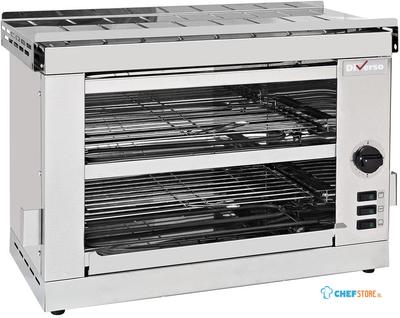 Diamond Toaster-salamander 2 verdiepen, met timer | WR-TSE2-D 1