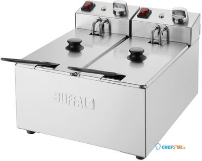Buffalo Dubbele Friteuse 2x3L 2000W - CU615