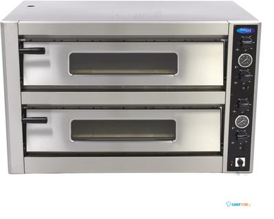 Maxima Pizza Oven - 12 Pizza's Ø 30 cm - 2 Kamers - 09370050