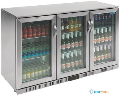 Polar G-Serie 3-Deurs Barkoeling Met Klapdeuren RVS 330l, Polar GL009