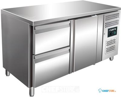 SARO Gekoelde Werkbank met 1 Deur en 1x Set van 2 Lades Model KYLJA 2110 TN 1