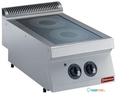 Diamond Elektrische vitrokeramische kookplaat 2 zones -TOP- | E17/2VC4T-230/3--N 1