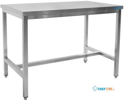 SARO Roestvast Stalen Tafel Zonder Onderblad 700 mm Diepte 1000 Mm - 700-1015 1
