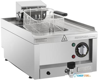 Buffalo 600 Serie Elektrische Friteuse 8 Liter - CU476