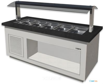 SARO Warm Buffet Model PREMIUM LINE SB H 200 Wit - PREMIUM LINE SB-H 200 WIT 1