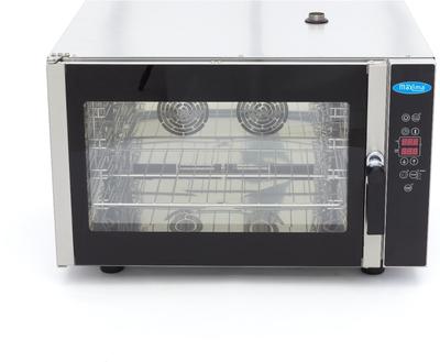 Maxima Combisteamer - 4 Bakken (1/1 GN / 60 X 40 cm) - Digitaal Display - 400V - 08500208