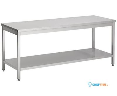 600 WERKTAFEL BODEMSCHAP DEMONTABEL 1600 - Combisteel 7333.1520 1