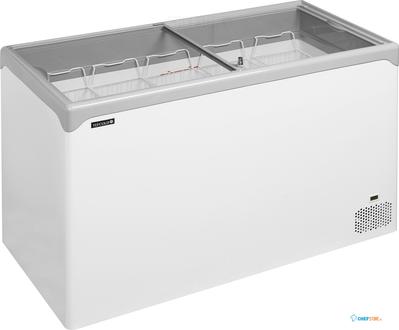 Elegante Diepvrieskist met Vlakke Glazen Schuifdeksels - NIC401SC