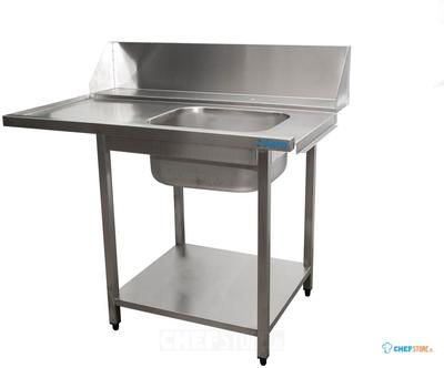 SARO Aanvoertafel voor Vaatwasser Rechts 1 Bak 1200 Mm - 700-3000R 1