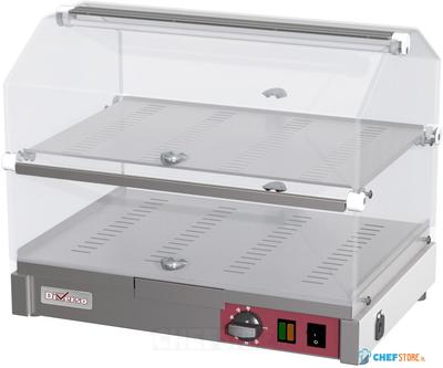 Diverso By Diamond Verwarmde Vitrinekast om Neer te Zetten, 2 Niveaus L500mm - WR-EVC2-65 1
