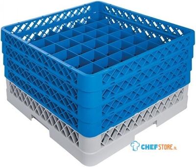 Bekerglaskorf CR-49 M/Opzet (3X CR-49 + 1X CR-0) - CaterRacks CR4914 1