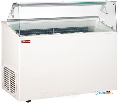 Uitstalvitrine voor Roomijs, 7 Bakken - Diamond TOP7-R2 1