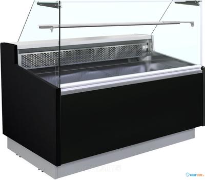 Zwarte Koeltoonbank - VEL2420B (EUROMINI)