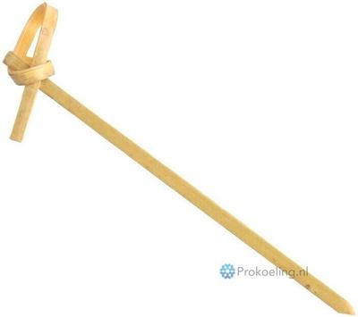 Fiesta bamboeprikkers met krul 9cm | DK396