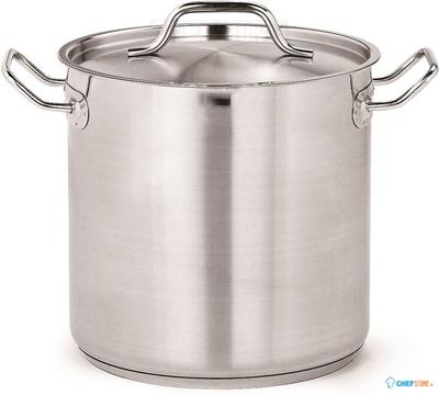 Kookpan Hg Rvs + Deksel | 24cm | 10L | Combisteel | 7501.0010 1