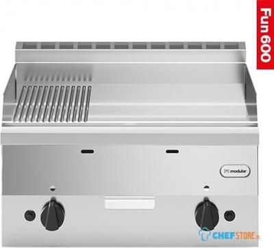 Bakplaat - glad-Geribbeld - Modular 318649 1