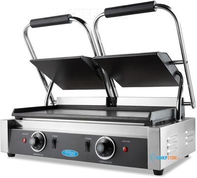 Maxima Contactgrill - Glad - Dubbele Grillplaat - 2 X 22 cm - 09300437