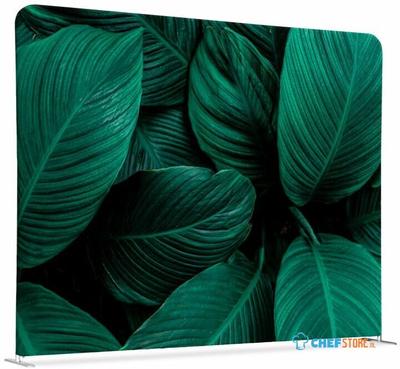 Syna Scheidingswand Textiel 200-150 Dubbelzijdig Botanische Groene Bladeren - ZWSE200-150SSK-DSI4