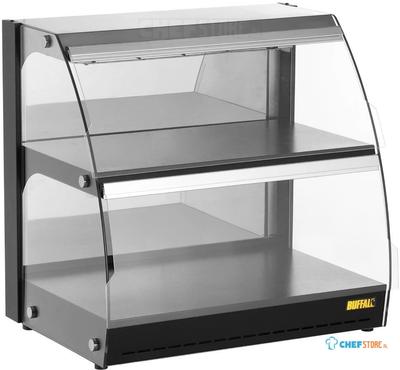 Buffalo Zelfbediening Verwarmde Display Unit met Scharnierende Deuren - HW921