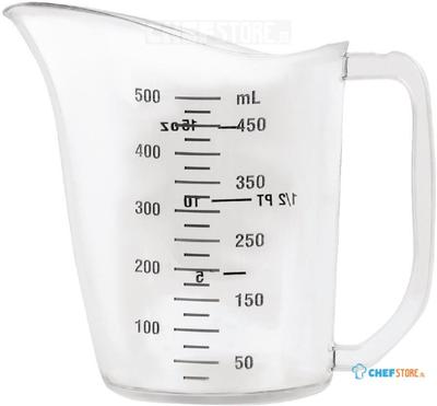 Vogue polycarbonaat maatbeker 0,5ltr | DB450