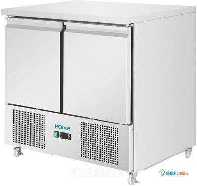 Polar UA089 U-Serie Geventileerde 2-Deurs Saladette 257L