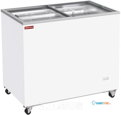 Diamond Kofferdiepvriezer, 303 Liter, Schuifdeksels op Wielen - GVL31-G3