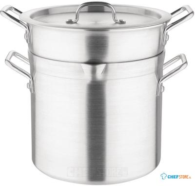 Aluminium Dubbele Kookpan | 10 liter | Vogue | K645