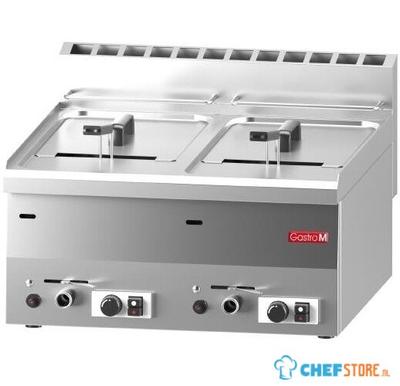 Gastro M gas friteuse 2x 8L 60/60 FRG | GL907