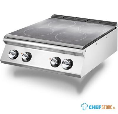 Mastro Electrische Vaste Top, Tafelmodel, 4 Kookdelen | VS7080TPET 1