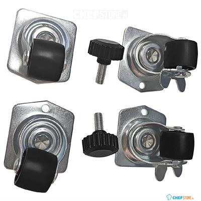 Polar Set van 6 Wielen en Verstelbare Poten - AK836