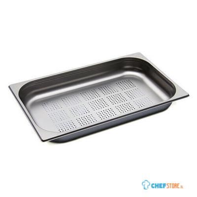 GNPan | Geperforeerd | 1/1GN | 6.5cm hoog | RVS | Combisteel | 7476.0205 1