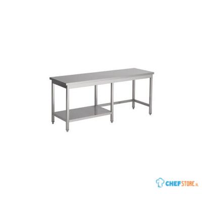 Werktafel met half Bodemschap | 100cm | RVS | Combisteel | 7812.0360 1