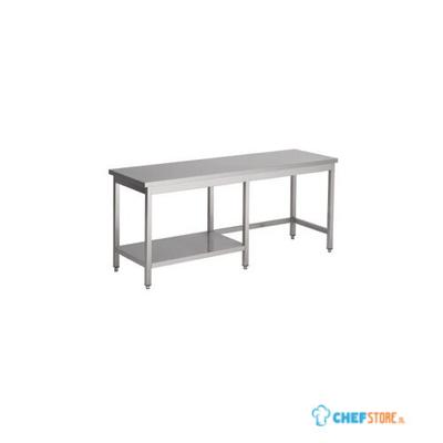 Werktafel met half Bodemschap | 150cm | RVS | Combisteel | 7812.0374 1