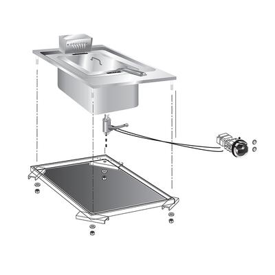 Gastro-Inox "drop-In" Friteuse 10 Liter, 40 cm 9kw, Gastro-Inox 160.517 1