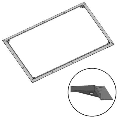 Mareno 700 Drop-In Installatie Frame Voor Op Het Werkblad - T.b.v. 80cm Units - 170.526 1